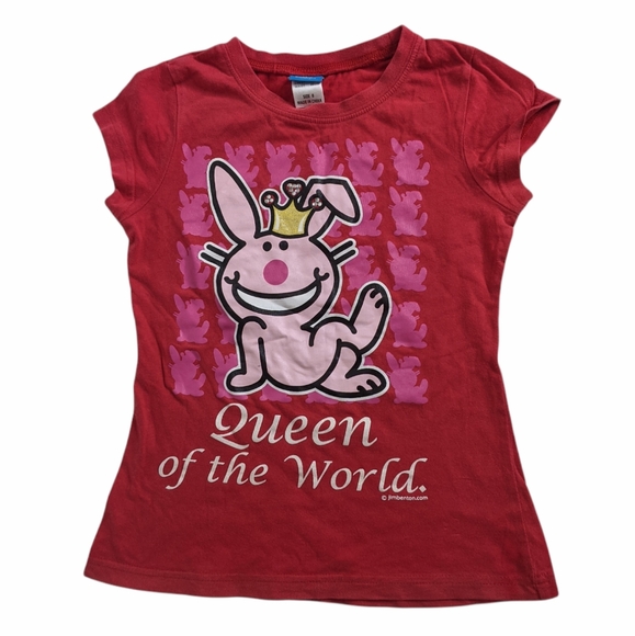 Jim Benton Other - Happy Bunny Queen of the world t-shirt